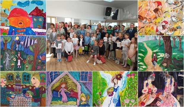 Malowane „Bajki, baśnie, bajeczki” sukces dzieci i młodzieży z Tęczowej Malarni