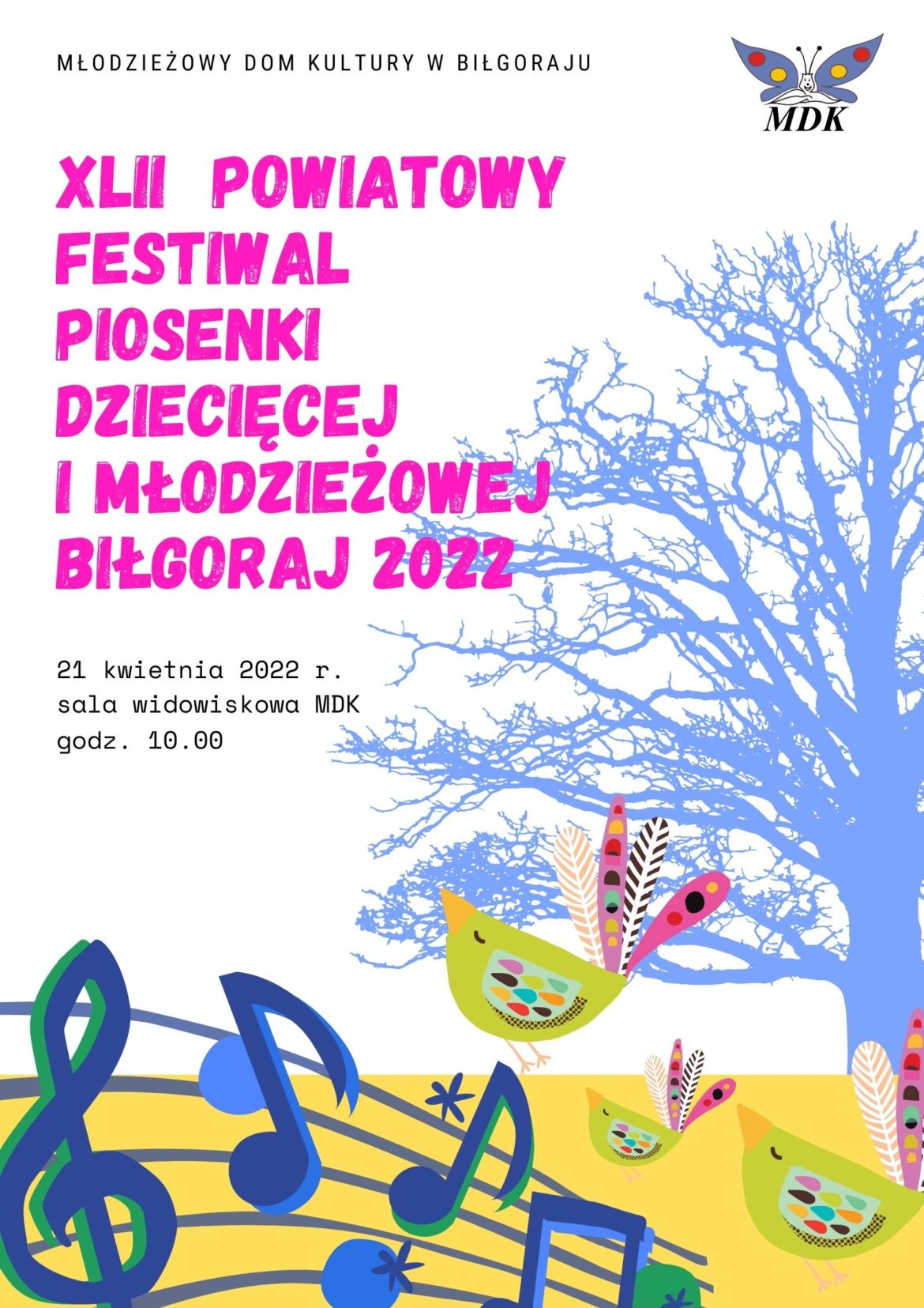 Powiatowy Festiwal Piosenki – konkurs wokalny