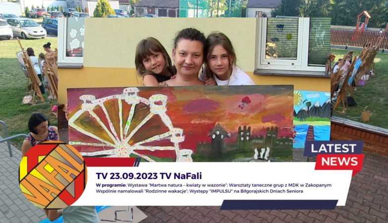 plansza audycji TV Nafali 23092023
