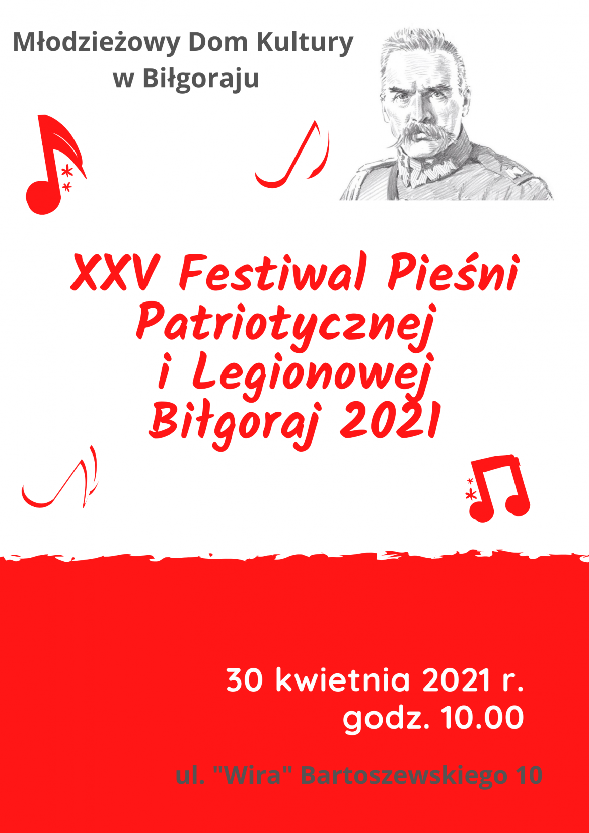 XXV Festiwal Pieśni Patriotycznej i Legionowej Biłgoraj 2021
